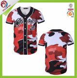 Size Xs Kids Sublimation American Baseball Jersey with Camo Color