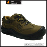 Industrial Leather Safety Shoes with Steel Toecap (Sn1283)