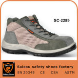 Grey Sportive MID Cut Groundwork Safety Boots Wholesale Guangzhou Sc-2289