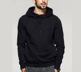Top Quality Men Plain Cotton Hoodie with Neck Warmer