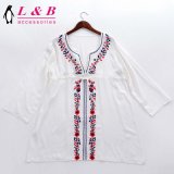 XXL Fashion Woman Beach Long Lace Blouse