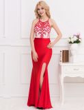 Red New Desings Arrivals Super Customized OEM Services Wholesale Brand Sequined Long Prom Dresses
