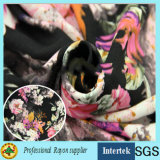 Floral Pattern Rayon Fabric From Textile Factory