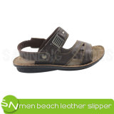 Classic Style Genuine Leater of Men Beach Sandal (SNS-05003)