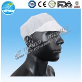 Disposable Nonwoven PP Snood Worker Peak Cap for Industry