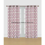 Pink and White Sample Style Jacquard Curtain