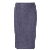 Suede Skirt Women Pencil Skirt Female Autumn Winter MIDI Skirts