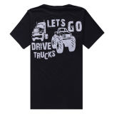 Custom Printing Design Mens Black T Shirt