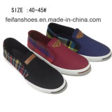 New Style Fashion Men's Slip on Quadrille Canvas Shoes (DL160624-13)