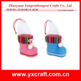 Christmas Decoration (ZY14Y150-3-4) Christmas Candy Shoe Decoration