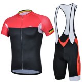 Short Sleeve Jersey Bib Shorts with Gel Pad