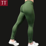 High Quality Wholesale Women Non See Through White Yoga Pants with Mesh Panel