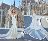 Mermaid Bridal Dresses Satin Edge Train Beaded Weding Dress Gv1602