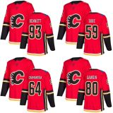 Calgary Flames Glenn Gawdin Sam Bennett Dillon Dube Hockey Jerseys