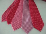 Men's Red Colour Fashion Woven Silk Neckties
