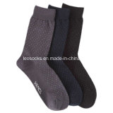 Man Trouser Socks with Dots Design