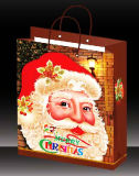 BSCI, Fsc Cheap Christmas Paper Gift Packaging Bags for Package with Handles