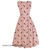 Clothing Manufacturer Vintage Women Pink Kitten 1950s Rockabilly Pinup Dress