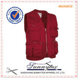 OEM Factory Price Men Workwear Fishing Multi Pockets Vest