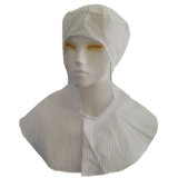 Cleanroom Carbon Conductive Yard Working Hat Cap Anti-Static Shawl Cap