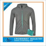 Hooded Cross Zoning Warm Cell Running Jackets with Detachable Scarf