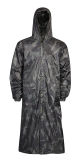 Mens Women Packable Long Nylon Water Repellent Raincoat