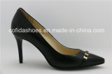 Simple Classic High Heels Leather Women Shoes