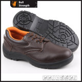 Industrial Leather Safety Shoes with Steel Toe and Steel Midsole (SN5257)