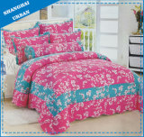 Flower Print Cotton Bedding Quilt