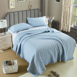 Reversible Cotton Wahsed Twin Full Quee Bedspread Quilted Coverlet
