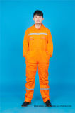 Long Sleeve High Quality Safety 65% Polyester 35%Cotton Coverall with Reflective (BLY1017)