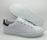 New Women Flat Casual Shoes with White PU