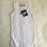 Customize Cheap Vest Cotton Singlet Plain Little Boy T Shirt