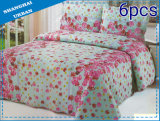 6 Pieces Cotton Print Bedding Quilt (set)