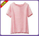 Fashion Sexy Cotton Printed T-Shirt for Women (W305)