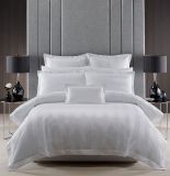 Latset Design 100%Cotton Satin Stripe King Queen Size Bedding Set
