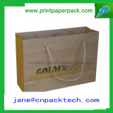 Custom Logo Printing Kraft Paper Eco Shopping Bag