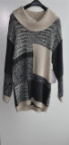 Winter Women Long Sleeve Patterned Knit Fit Sweater