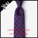 Wholesale Custom 100% Silk Woven Plaid Mens Ties