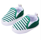 Baby Soft Bottom Walking Shoes Striped Anti-Slip Sneakers with (AKBS8)