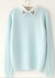 Diamond Shirt Collar Sweater (BTX839)