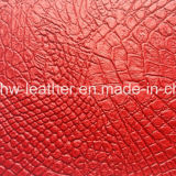 Hot Sale Vinyl PVC Leather Fabric for Sofa Chair Upholstery (HW-243)