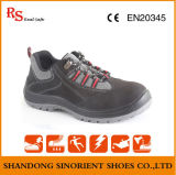 Nubuck Leather Safety Shoes with Steel Toe and Steel Plate
