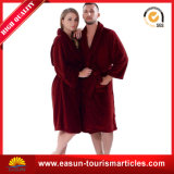 Top Quality Shawl Collar Flannel Fleece Bathrobes