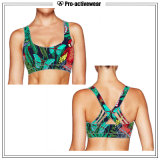 Quick Dri Strip Design Push up Sports Bra