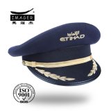 High Quality Navy Warrant Officer Hat with Gold Embroidery