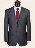 Bespoke 100% Wool Grey Suit for Mature and Sedate Man