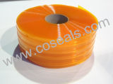 Orange Ribbed Anti-Insect PVC Curtain for Food Industry