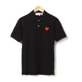 High Quality Heart Embroidery Cotton Shirt