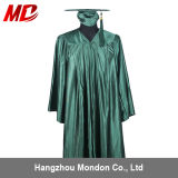 Wholesale Emerable Green Graduation Gown Shiny Color